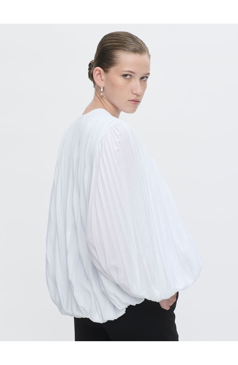 Callas Milano GIULIA Pleated poet shirt White, Alternate, color, White