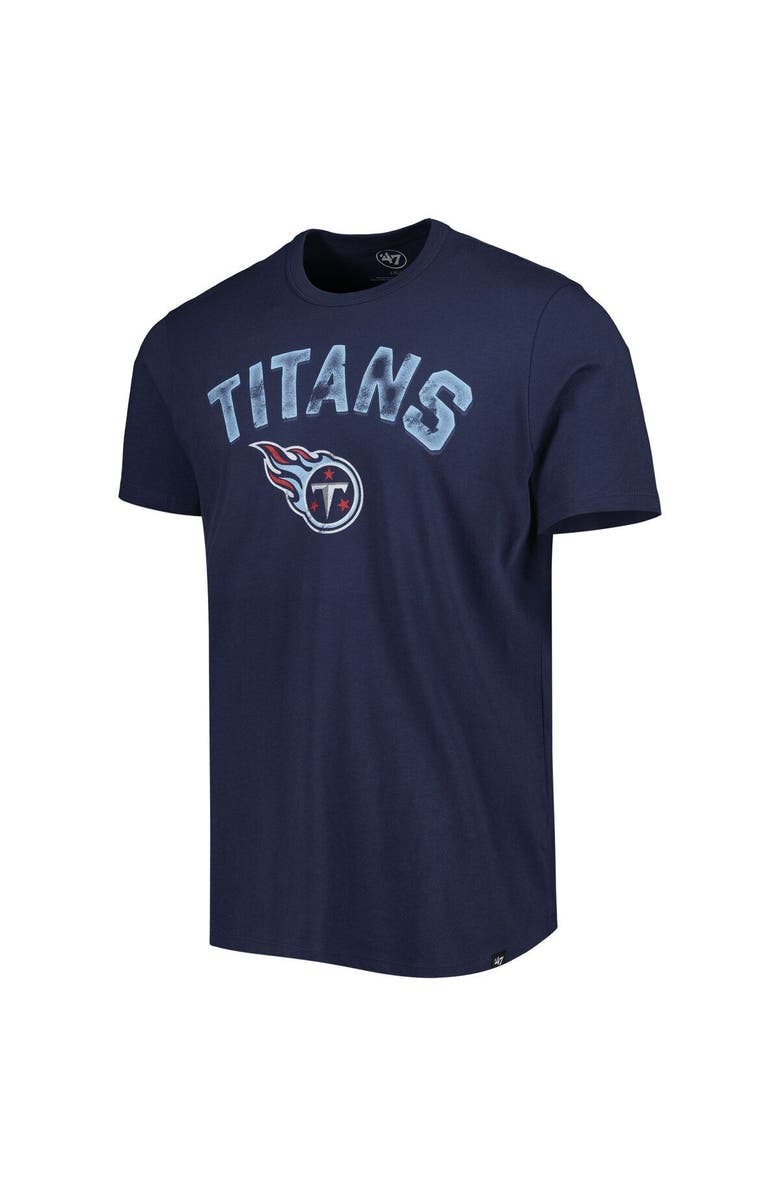 '47 Men's '47 Navy Tennessee Titans All Arch Franklin T-Shirt, Alternate, color, Navy