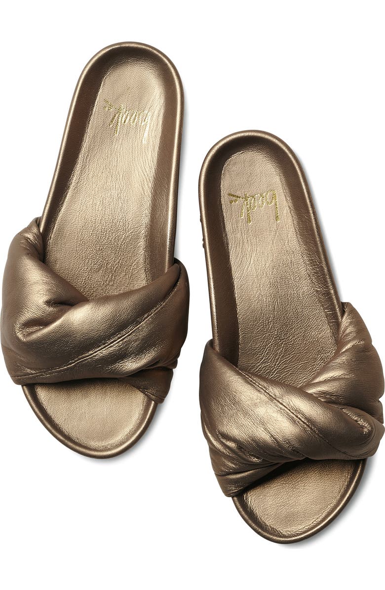 Beek Tesia Slide Sandal, Alternate, color, Mocha Meta