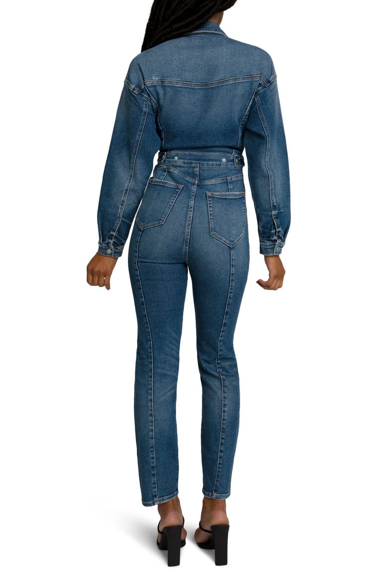 Committed to Fit Denim Jumpsuit, Alternate, color, BLUE190