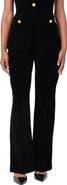Endless Rose High Waist Wide Leg Velvet Pants