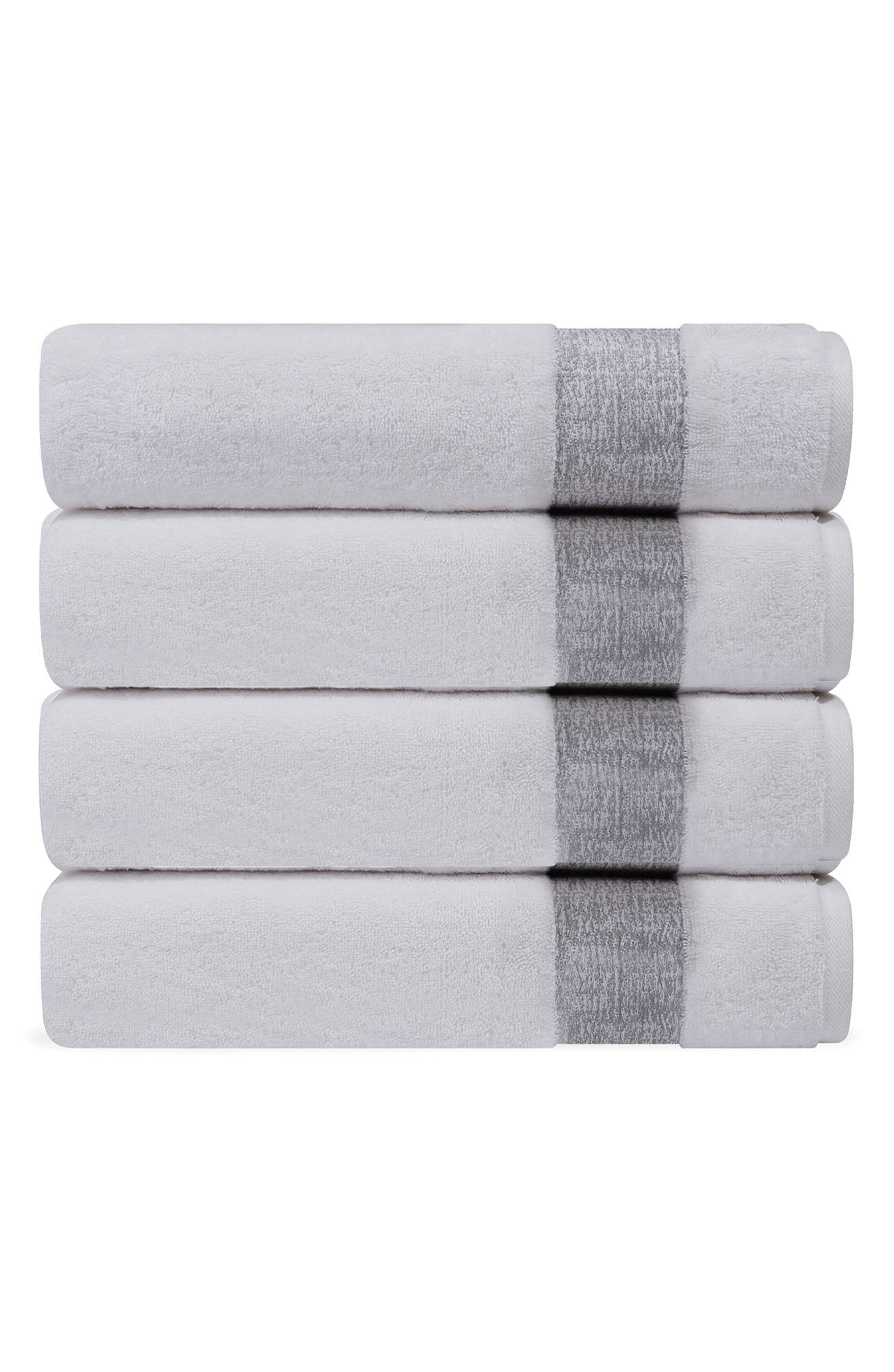 DePera Pera 4-Piece Turkish Cotton Hand Towels