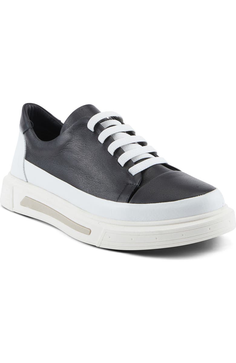 Spring Step Dune Platform Sneaker, Main, color, Black