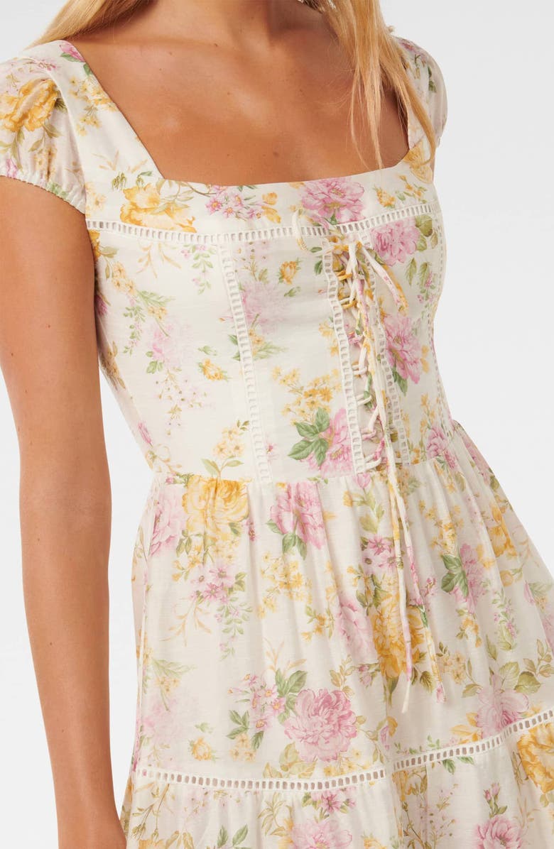 Ever New Cottage Core Floral Maxi Dress, Alternate, color, 