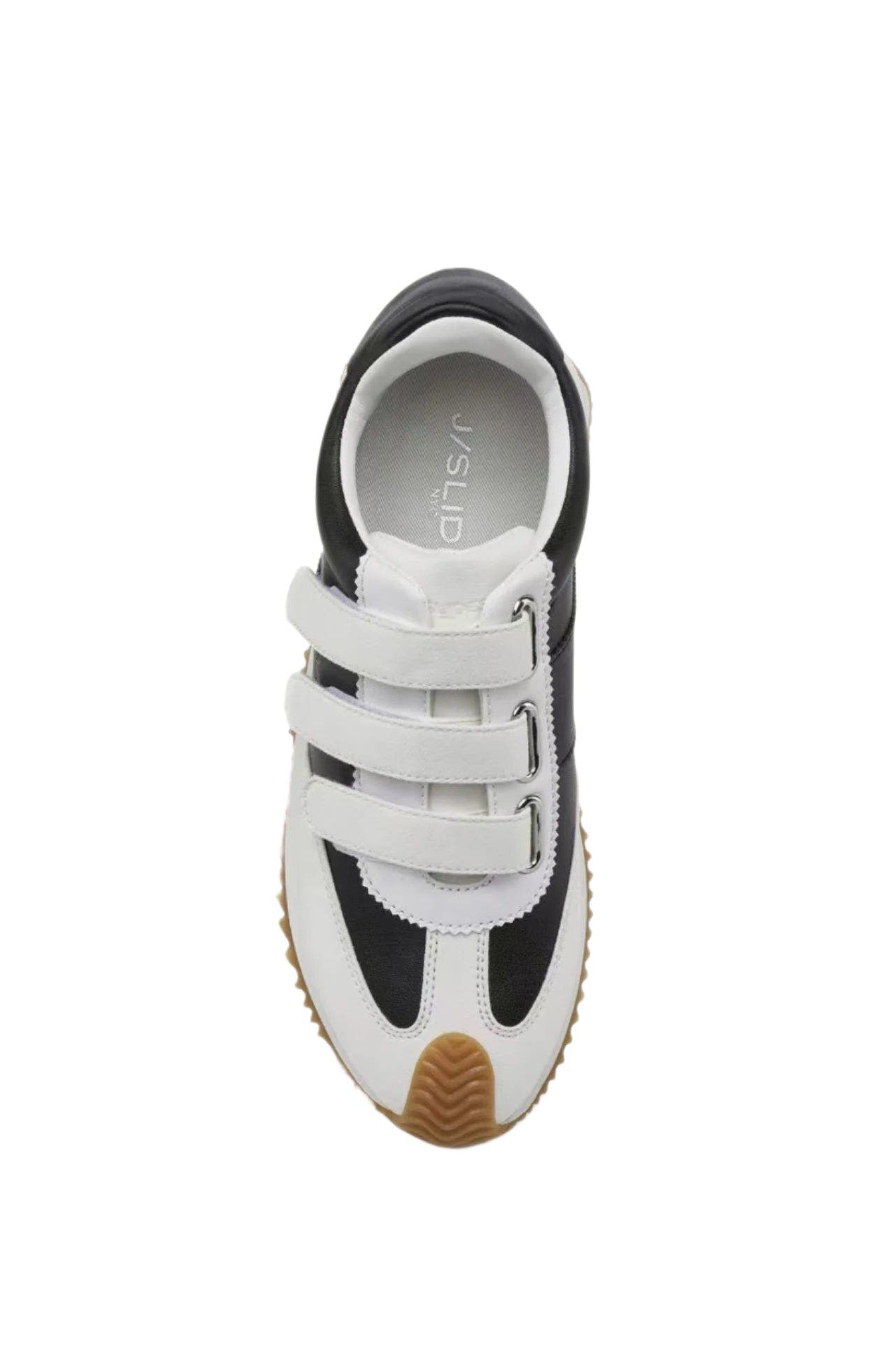 JSlides Footwear LYLA SNEAKER, Alternate, color, White Black