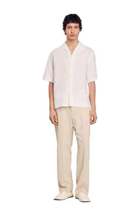 Cotton and linen shirt