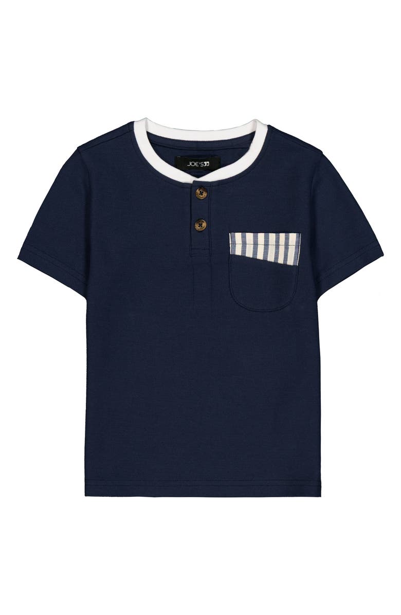 Joe's Jeans Henley & Shorts Set, Alternate, color, Dark Navy