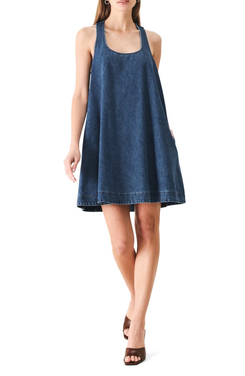 FREEMARKET Denim Minidress, Main, color, Indigo