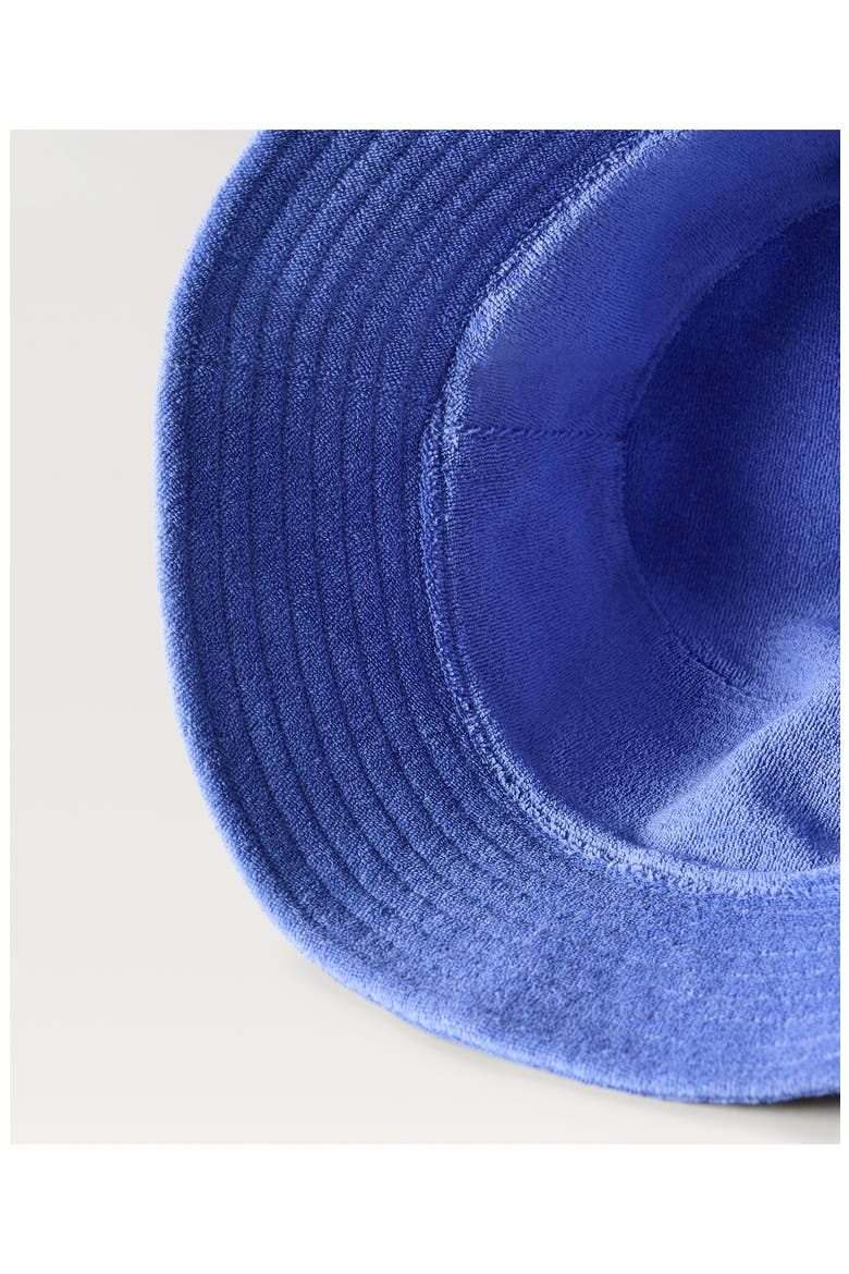 Cotton Blend Terry Cloth Bucket Hat, Alternate, color, BLUE