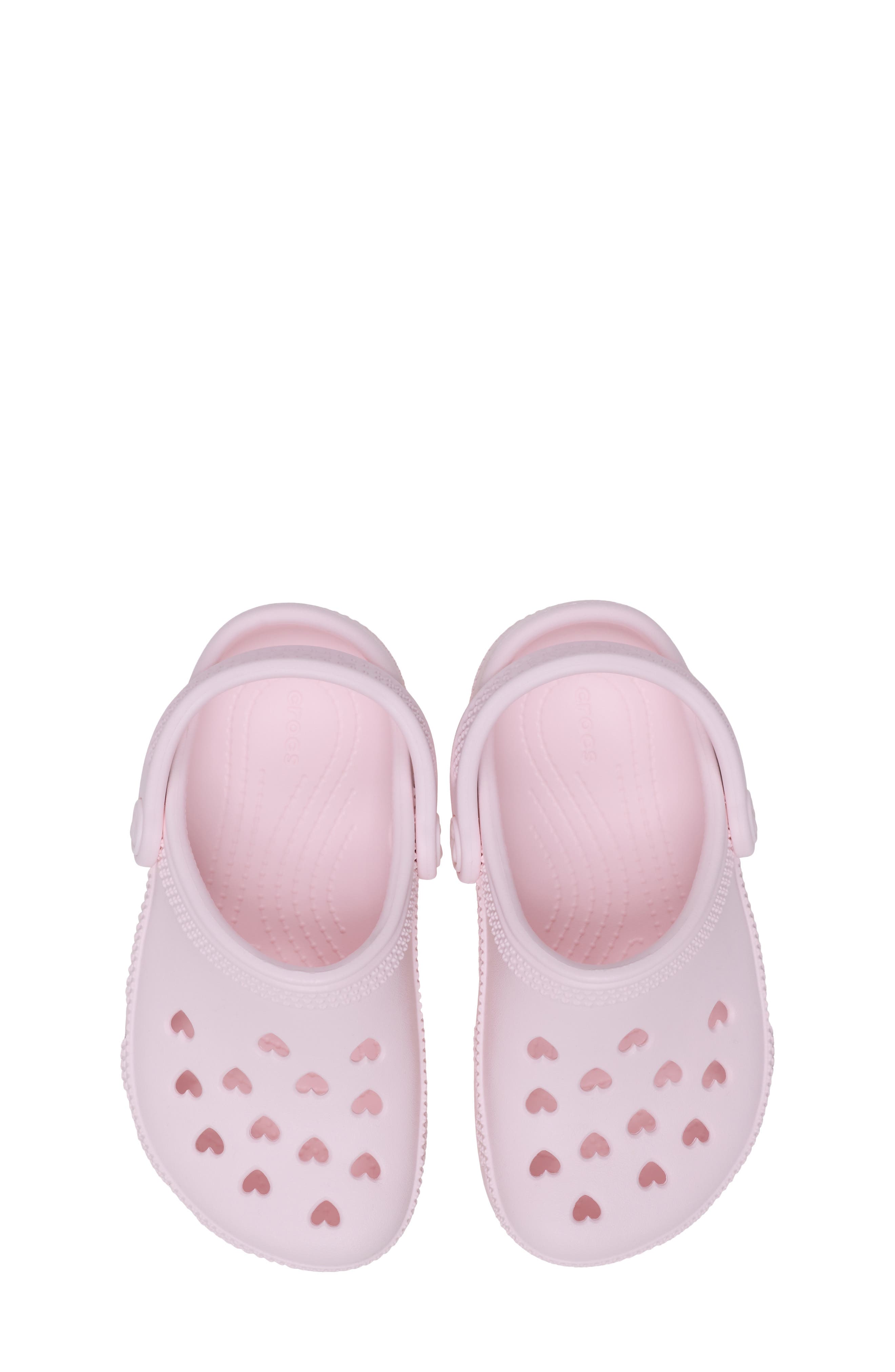 Kids' Classic Hearts Cutout Clog, Alternate, color, BUBBLE ICE