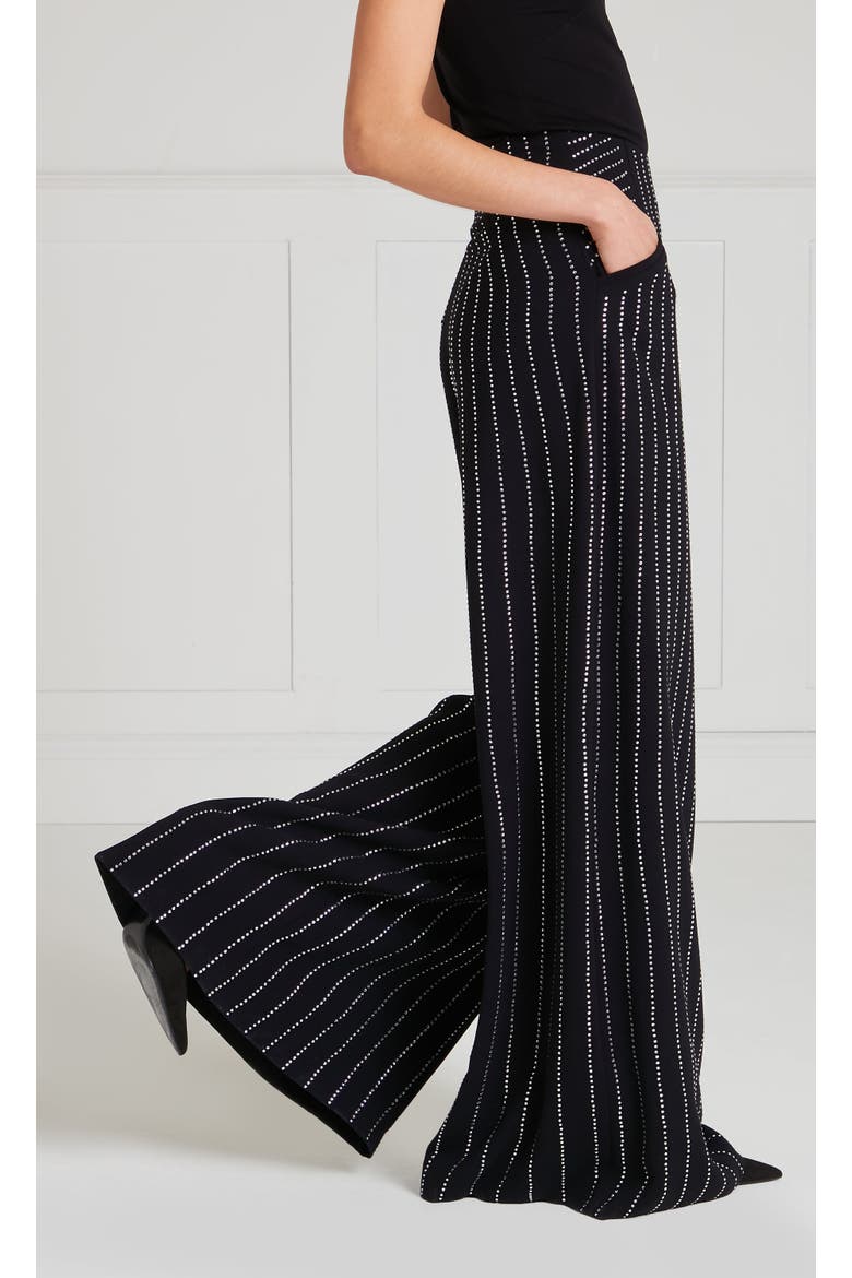 Villanelle Wide Leg Trousers, Alternate, color, Black