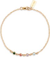 Set & Stones Multi Birthstone Bracelet