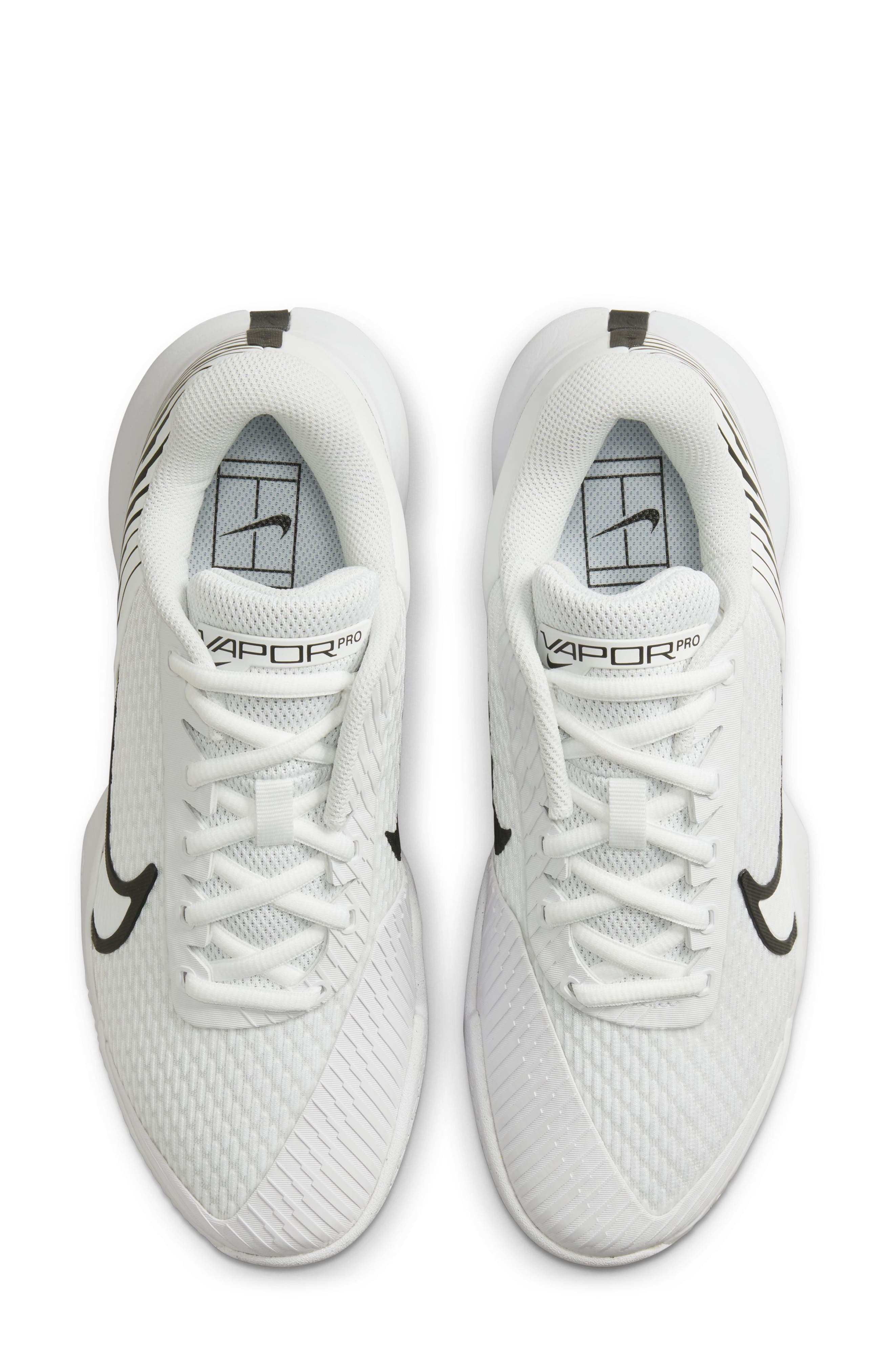 Court Air Zoom Vapor Pro Tennis Shoe, Alternate, color, 101 WHITE/PLATINUM/BLACK