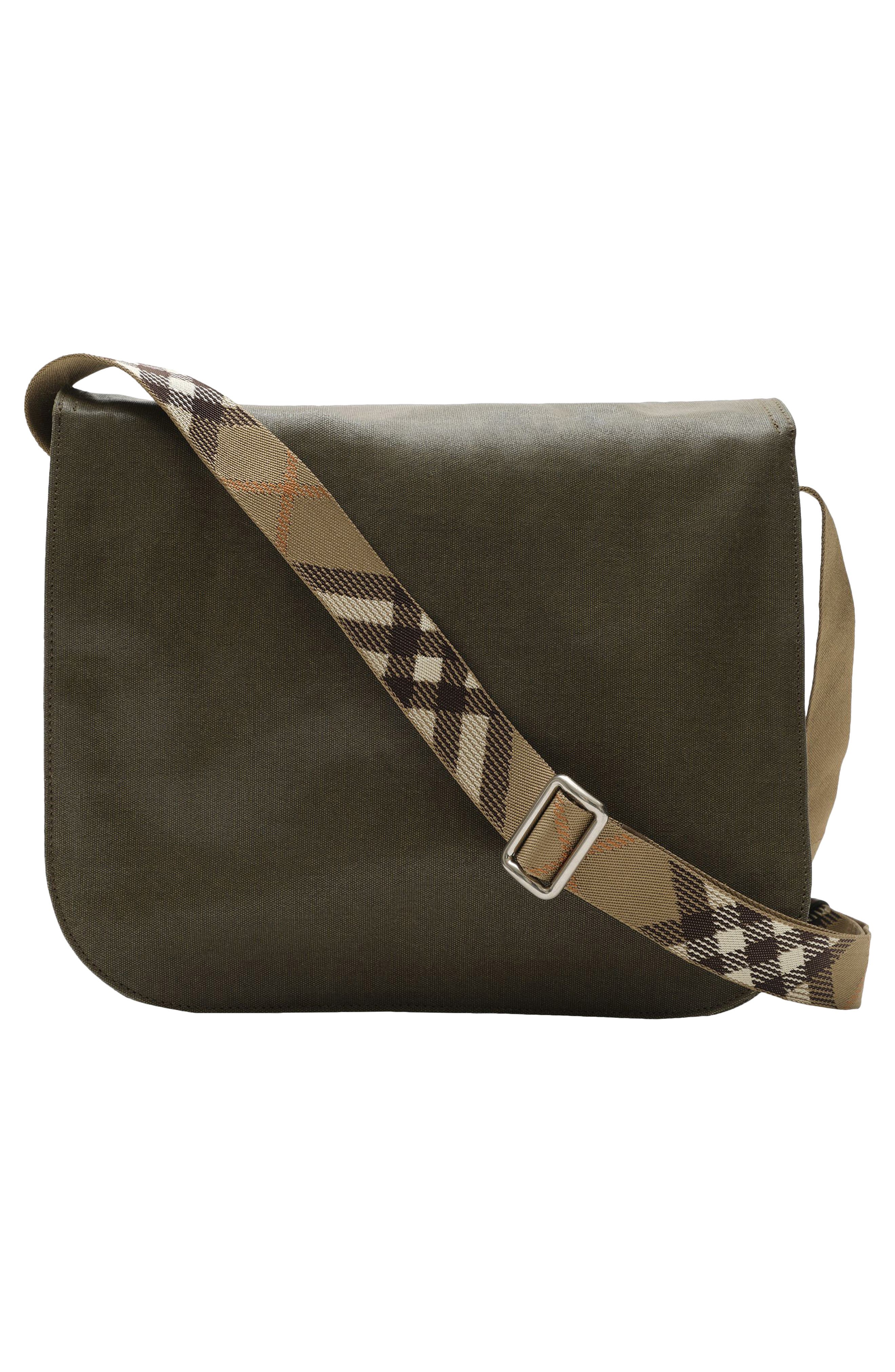 Tavistock Waxed Canvas Messenger Bag, Alternate, color, MILITARY