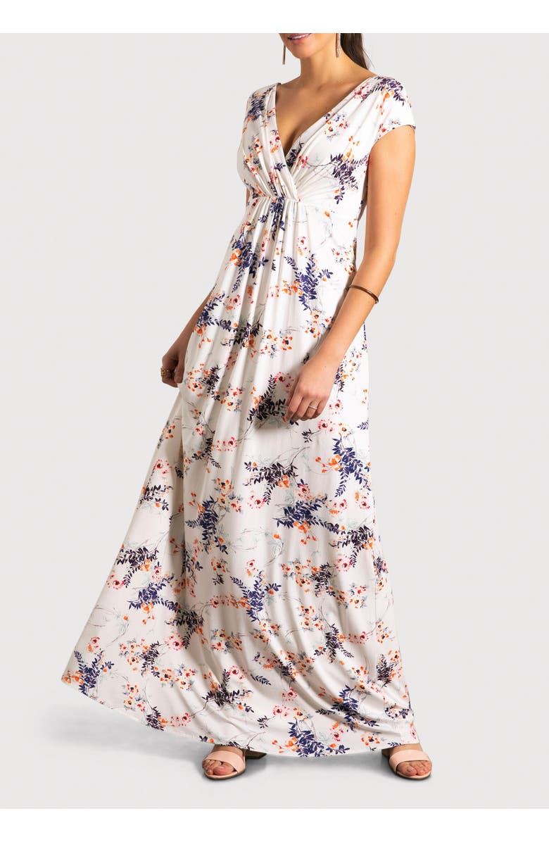 Alie Street London Sophia Short Sleeve Maxi Dress, Alternate, color, Japanese Garden