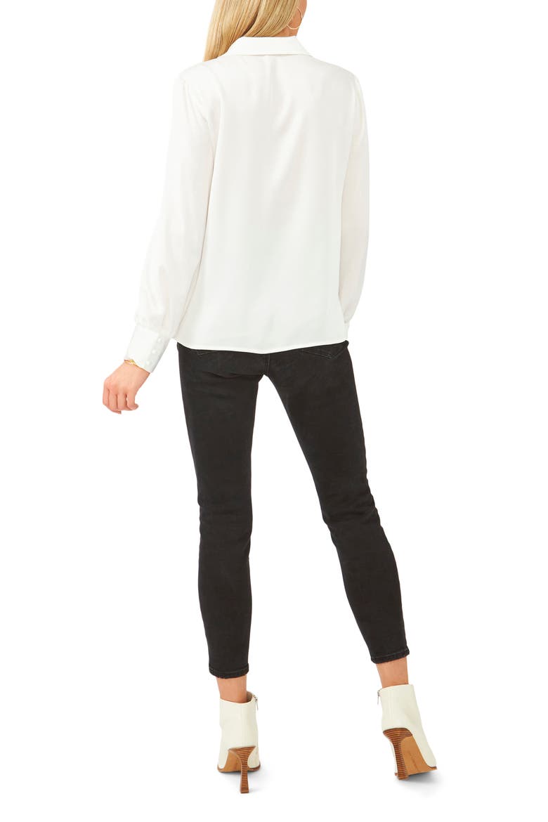 Button-Up Shirt, Alternate, color, NEW IVORY