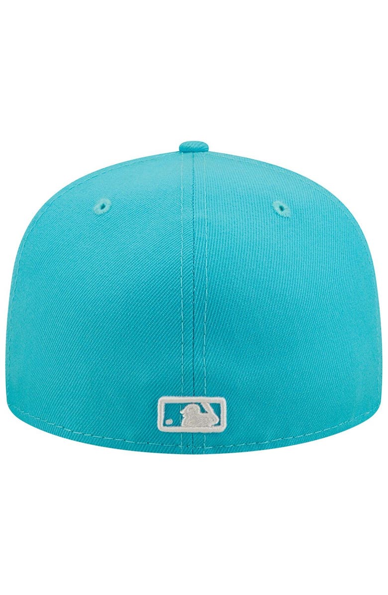 New Era Men's New Era Blue New York Yankees Vice Highlighter Logo 59FIFTY Fitted Hat, Alternate, color, 