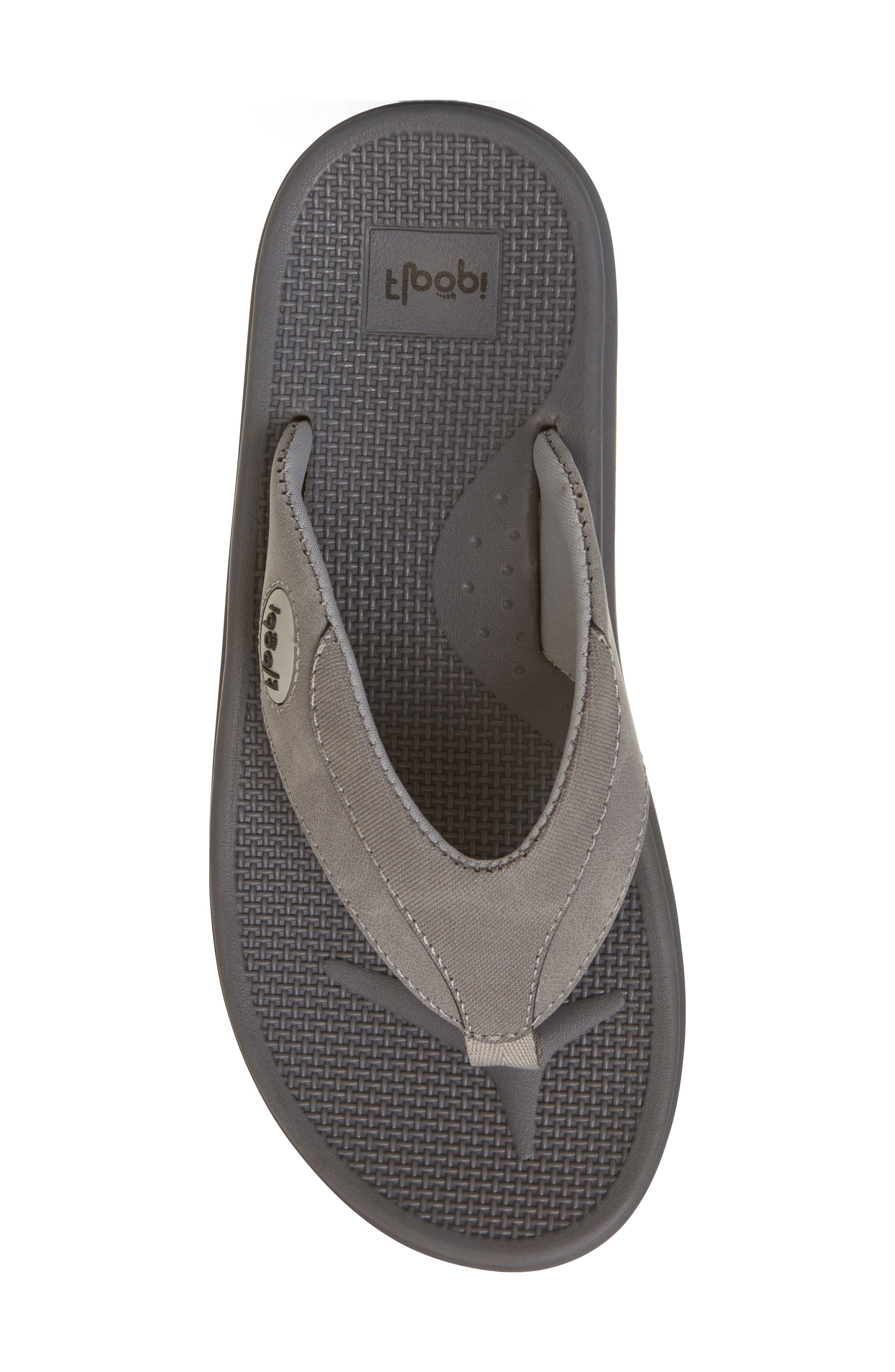 FLOOPI Michael Flip Flop, Alternate, color, Grey