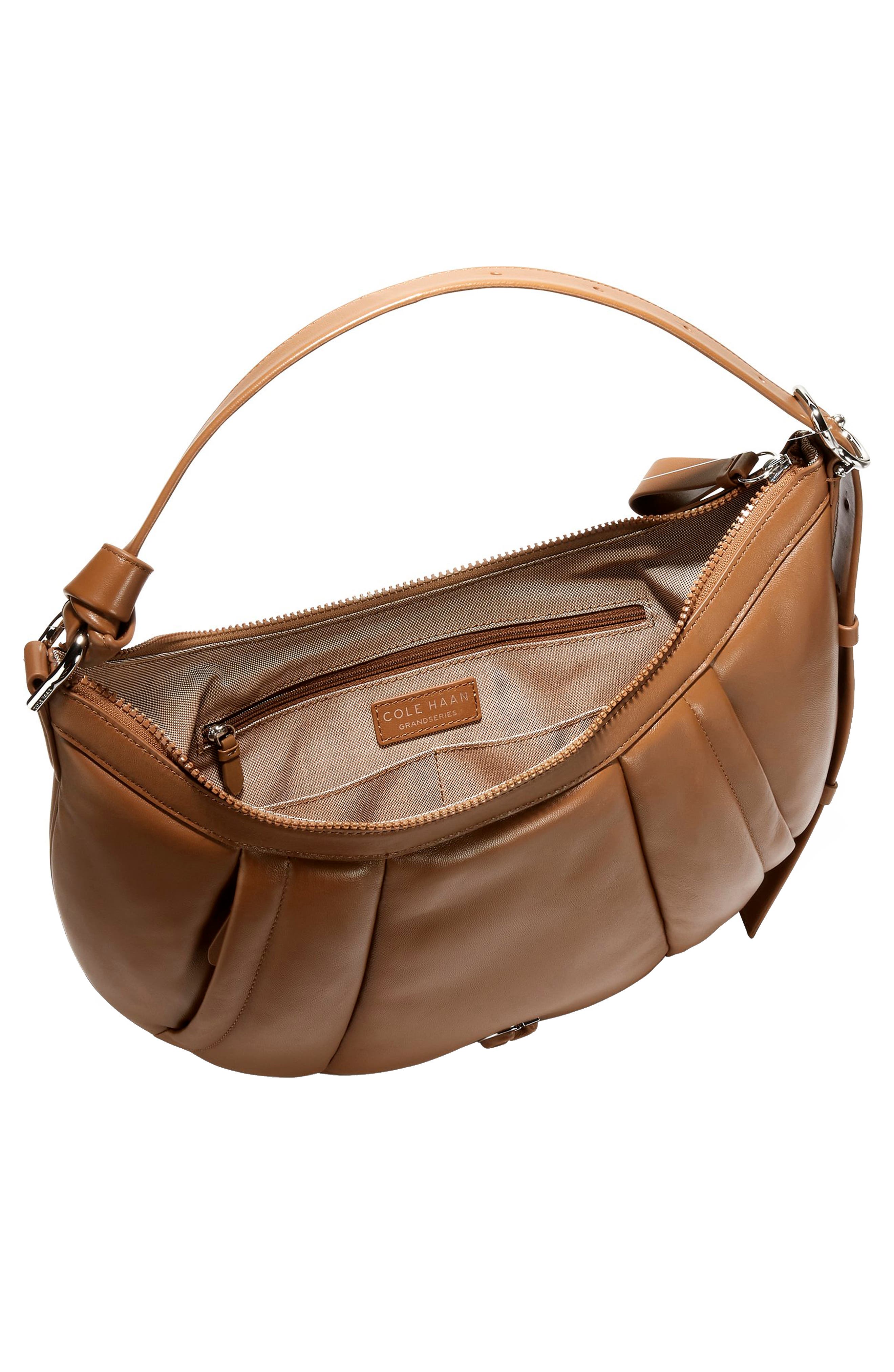 Cole Haan Quilted Leather Hobo Bag, Alternate, color, 