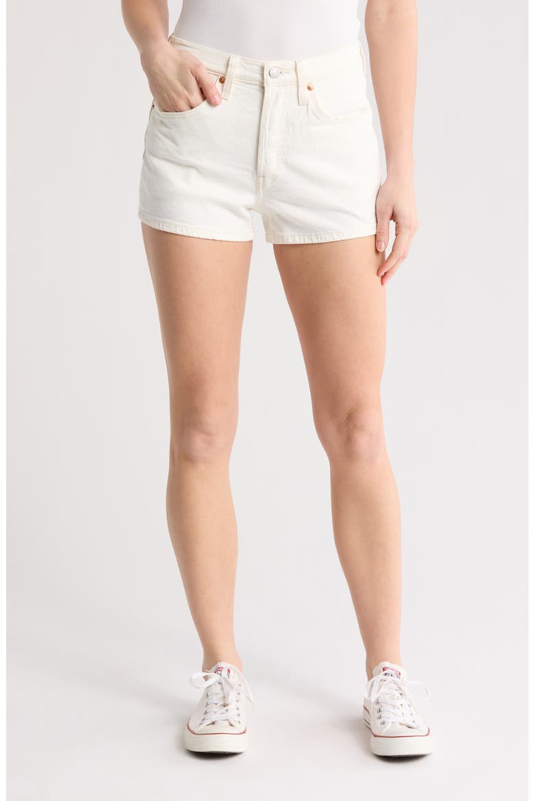 501® Original High Waist Denim Shorts, Main, color, DISCO NIGHTS STF T3