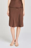WAYF Felicity Satin Slip Skirt