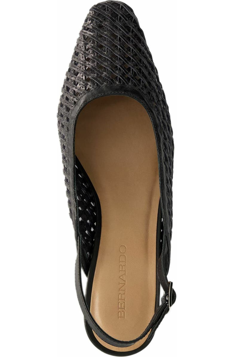 Bernardo Footwear Athena Woven Slingback Pump, Alternate, color,