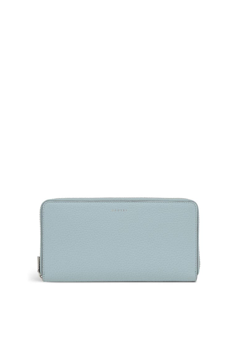 Dukes Place Large Zip Around Wallet, Main, color, Seafoam