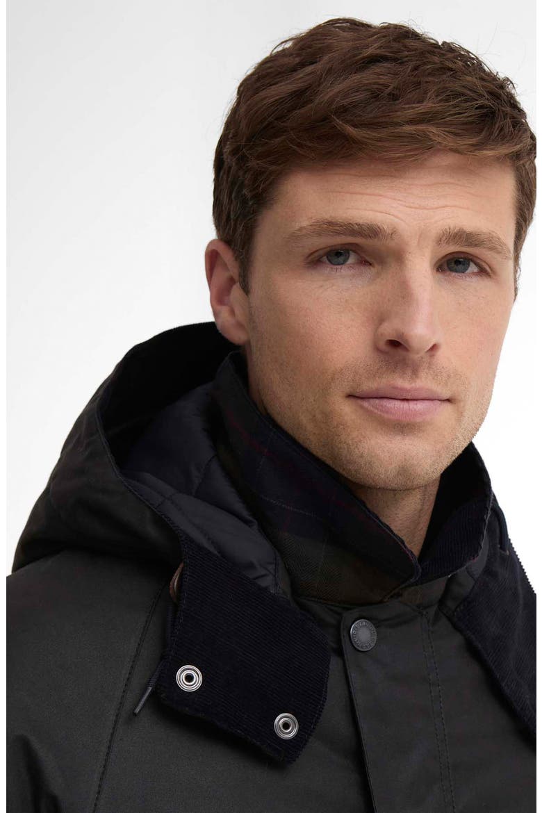 Modern Beaufort Waxed Cotton Jacket, Alternate, color, NAVY/ SHADOW CLASSIC