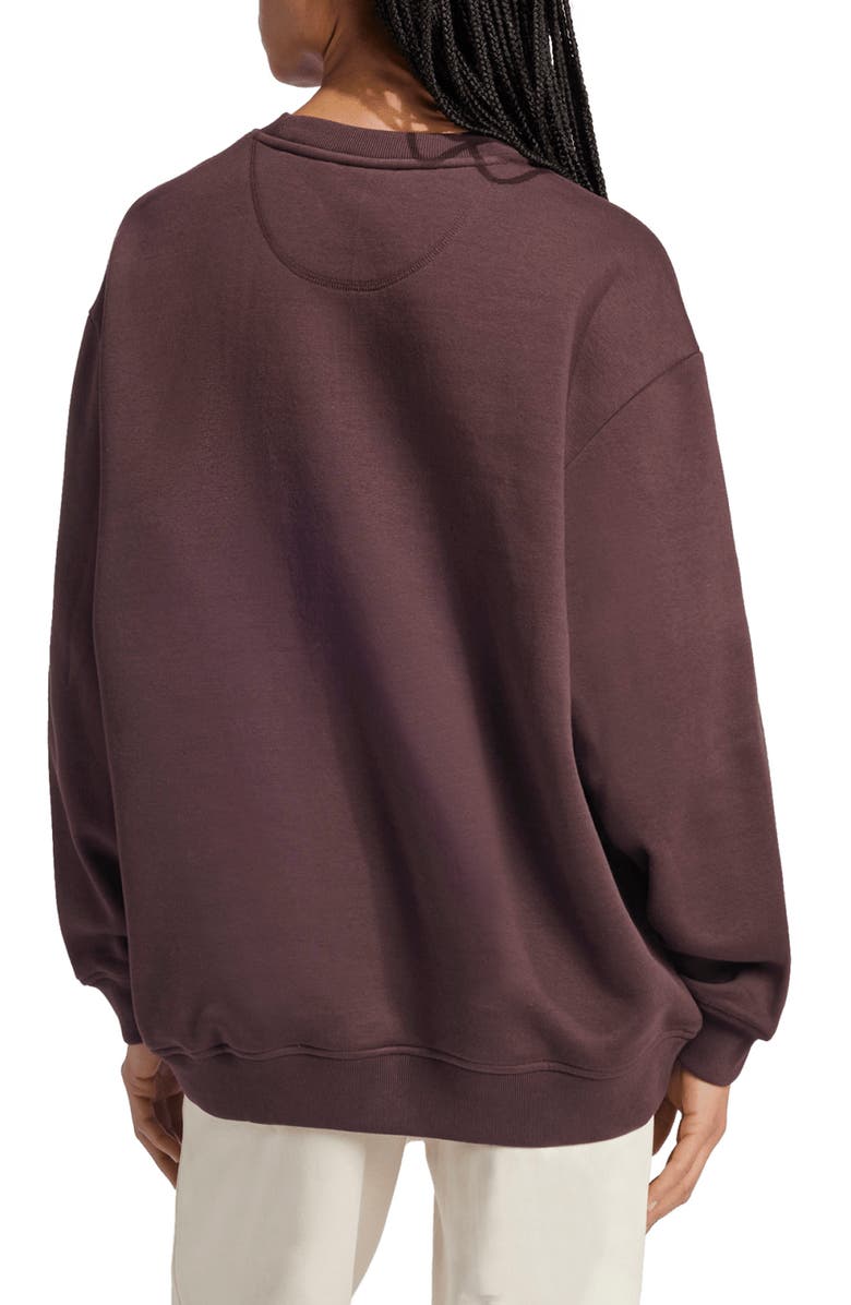 adidas Originals Essentials Oversize Crewneck Sweatshirt, Alternate, color, 