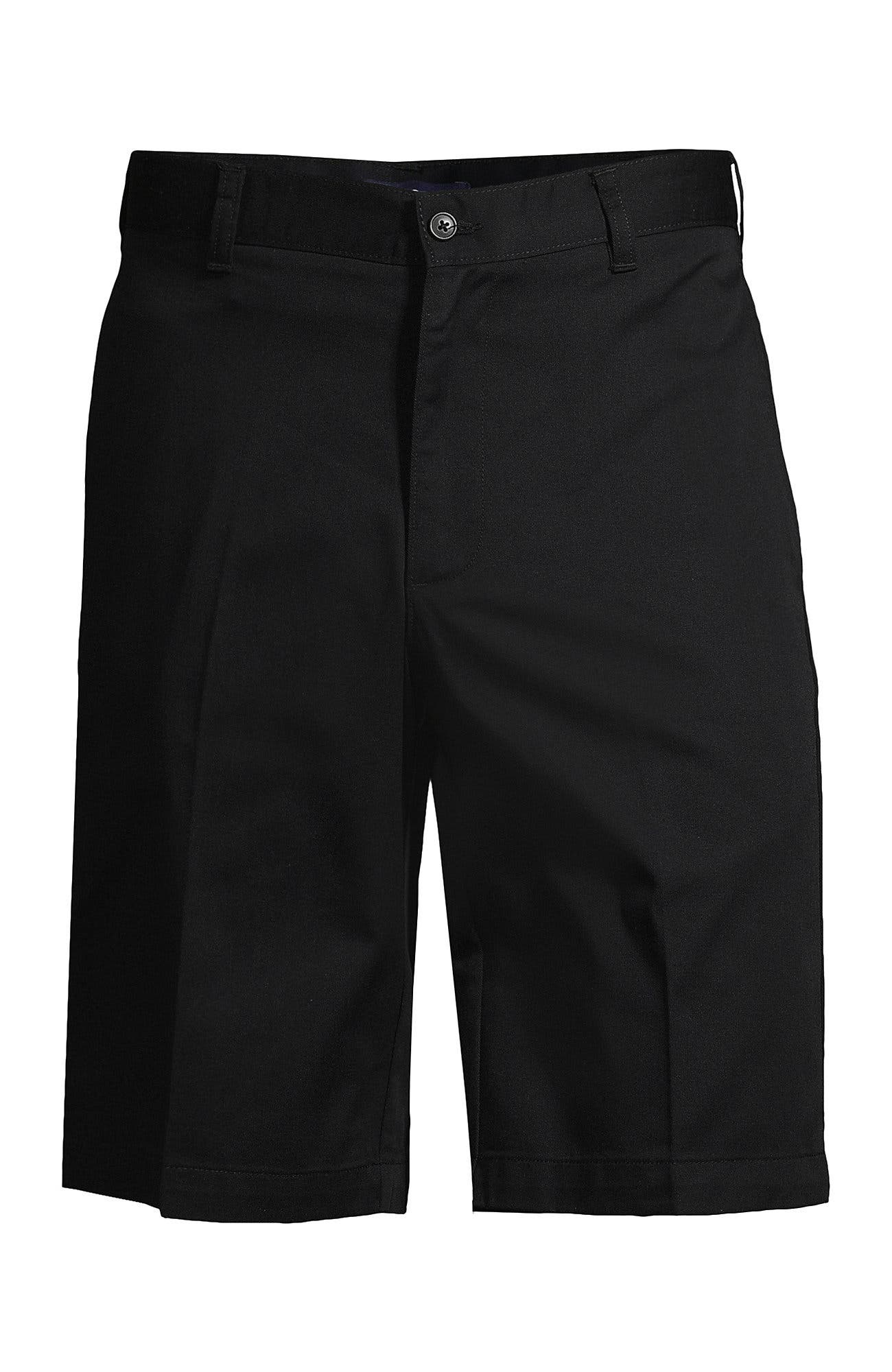 School Uniform Young  Plain Front Blend Chino Shorts - image 2