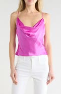 L'AGENCE Calista Cowl Neck Silk Camisole