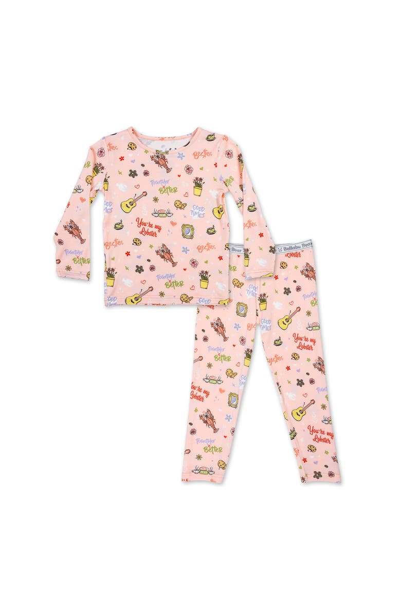Bellabu Bear Kids' Friends You're My Lobster Set of 2 Piece Pajamas, Main, color, Friends: You're My Lobster
