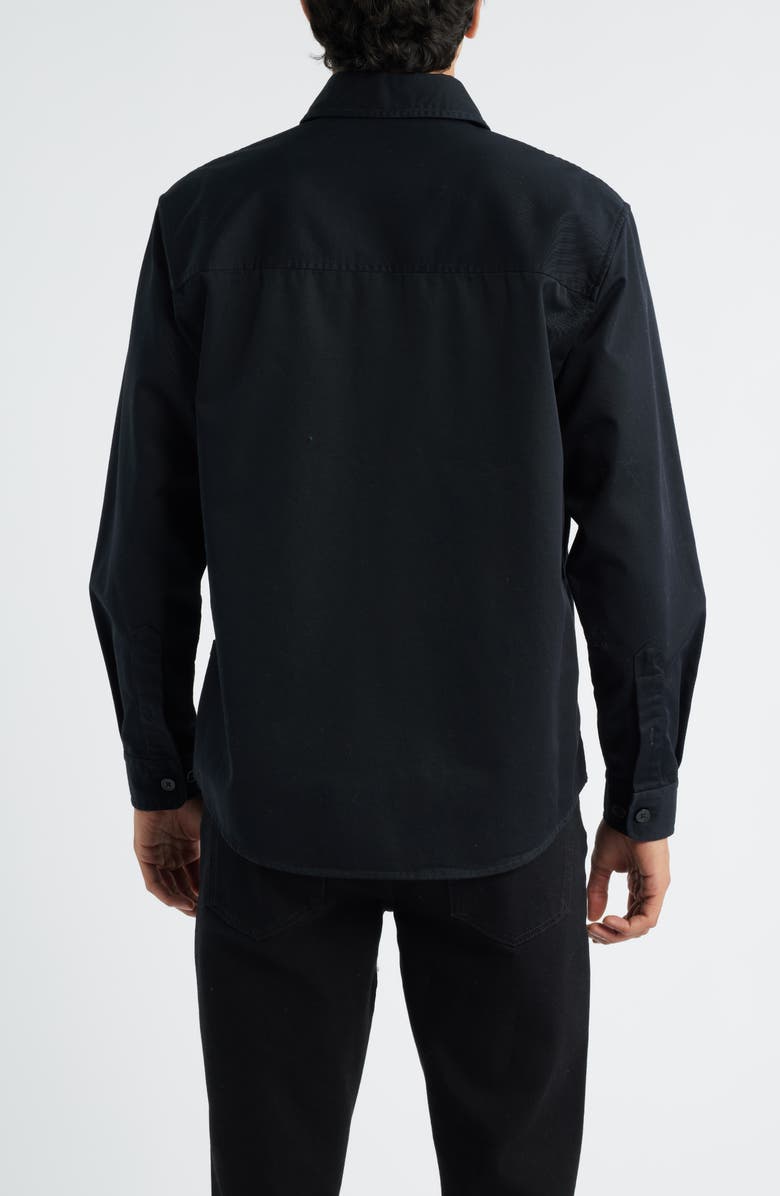 BOSS Owen Cotton Button-Up Shirt, Alternate, color, Black