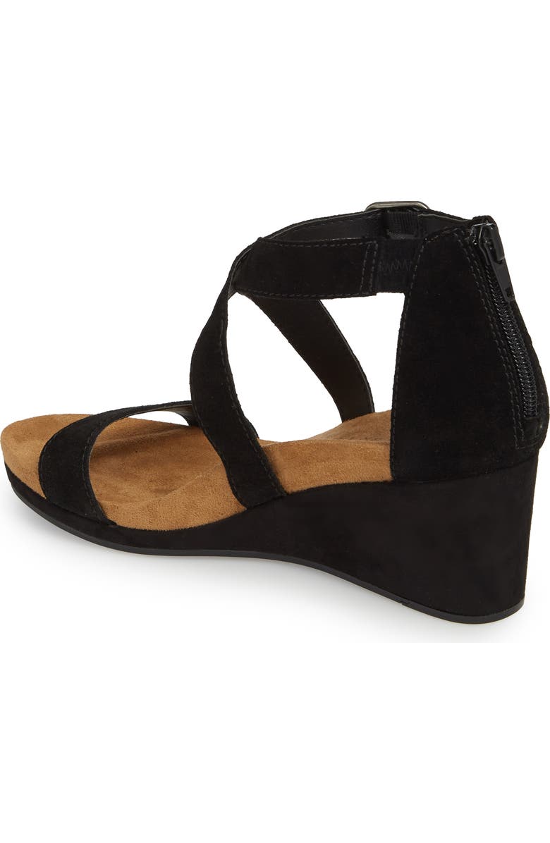 Lucky Brand Kenadee Wedge Sandal, Alternate, color,