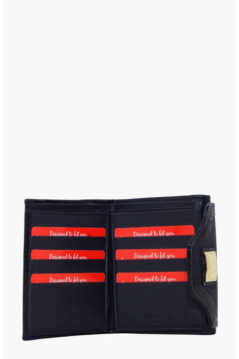 Grace Wallet 215, Alternate, color, Navy / Beige