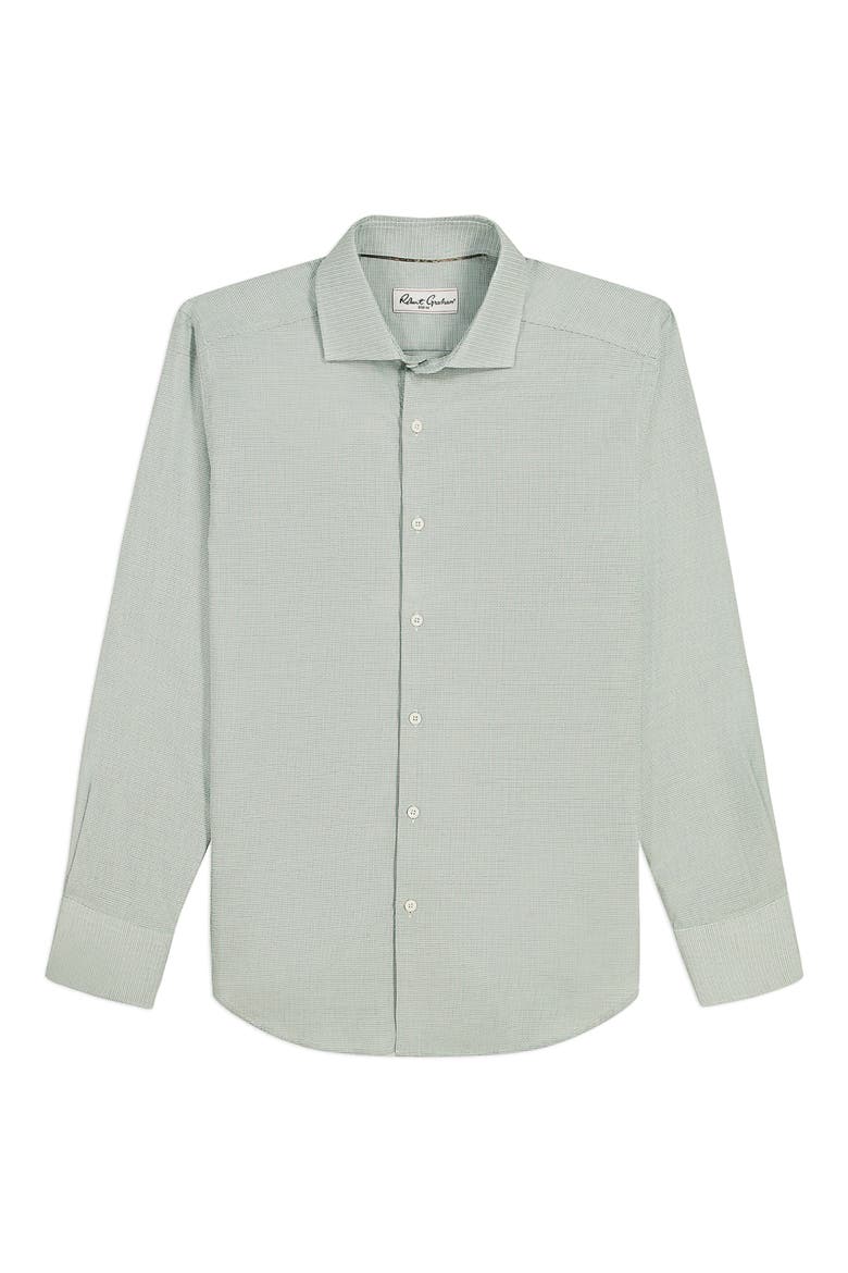 Gallin Cotton Button-Up Shirt, Alternate, color, GREY MULTI