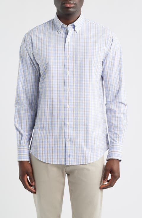 Tinsley Plaid Everyday Performance Button-Down Shirt