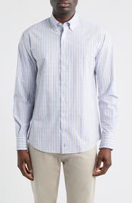 johnnie-O Tinsley Plaid Everyday Performance Button-Down Shirt