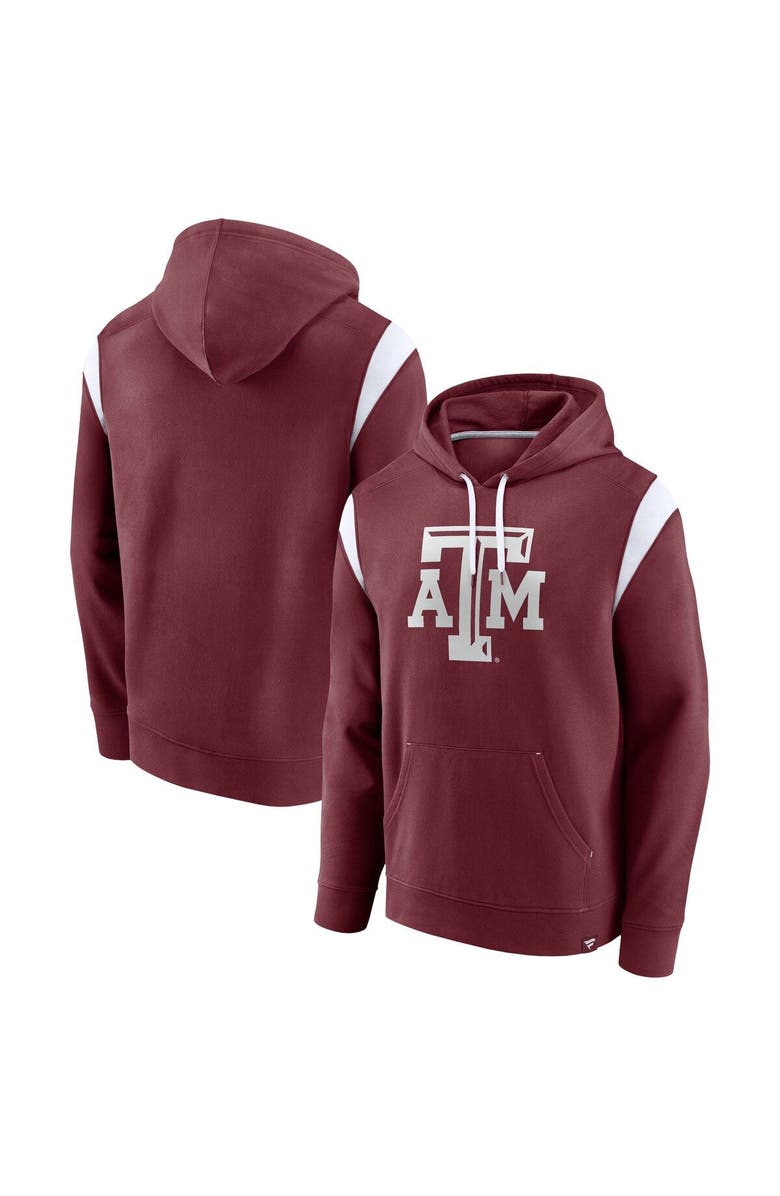 FANATICS Men's Fanatics Branded Maroon Texas A&M Aggies Gym Rat Pullover Hoodie, Main, color, Maroon