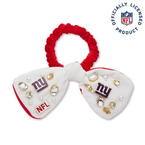 New York Giants Bow Scrunchie