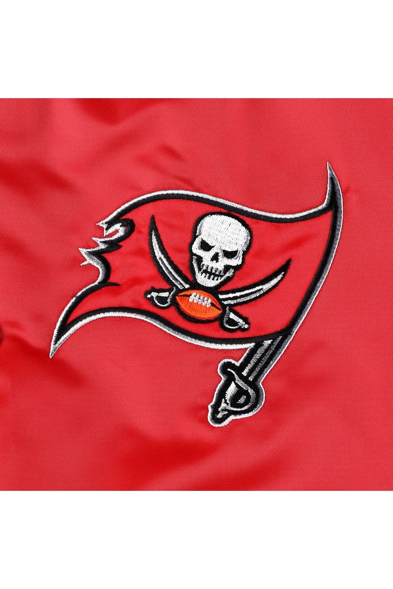 Men's Starter Red Tampa Bay Buccaneers The Pick and Roll Full-Snap Jacket, Alternate, color, Red