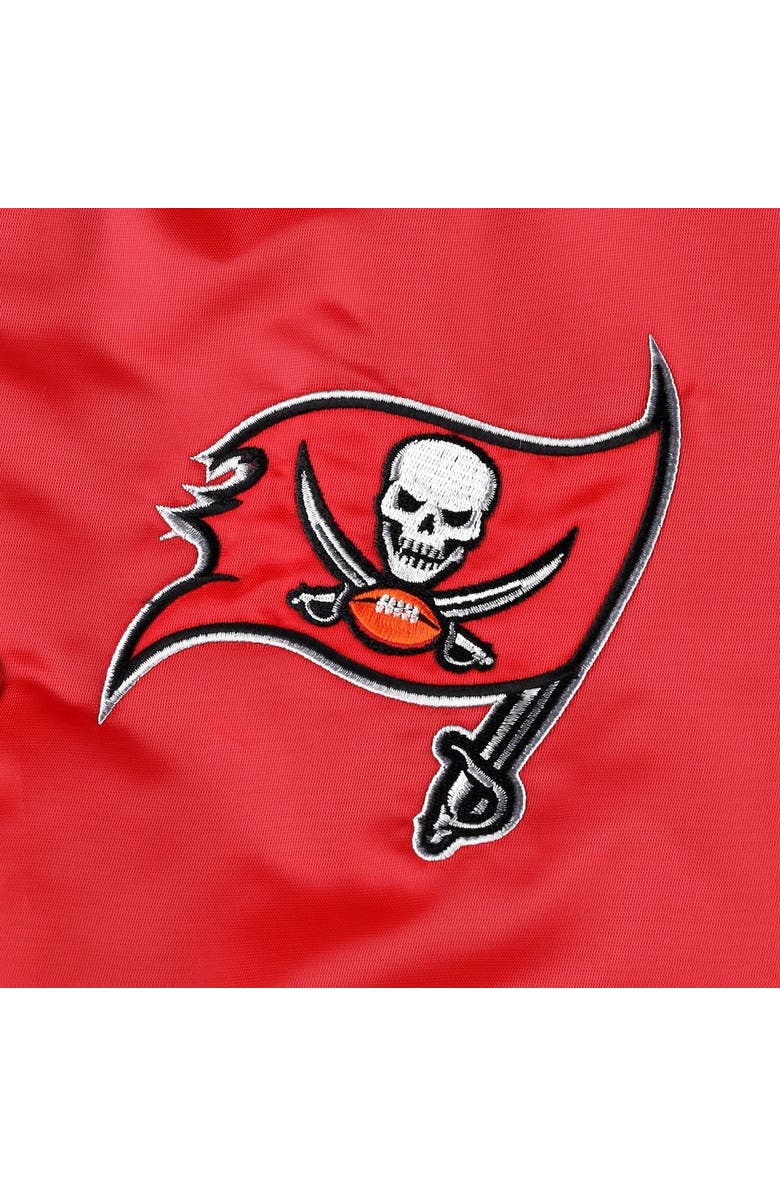 STARTER Men's Starter Red Tampa Bay Buccaneers The Pick and Roll Full-Snap Jacket, Alternate, color, Red