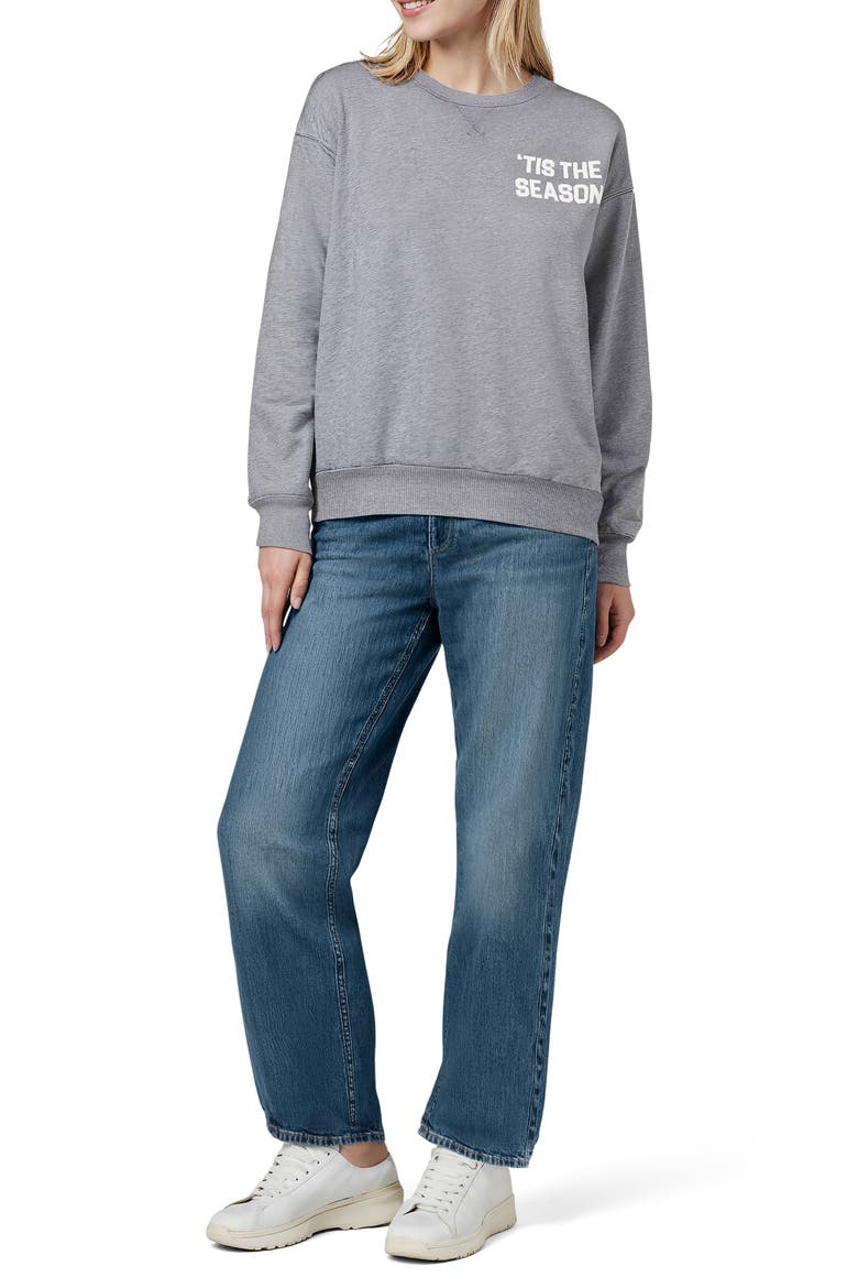 Alex 'Tis The Season Sweatshirt, Alternate, color, HEATHER GREY