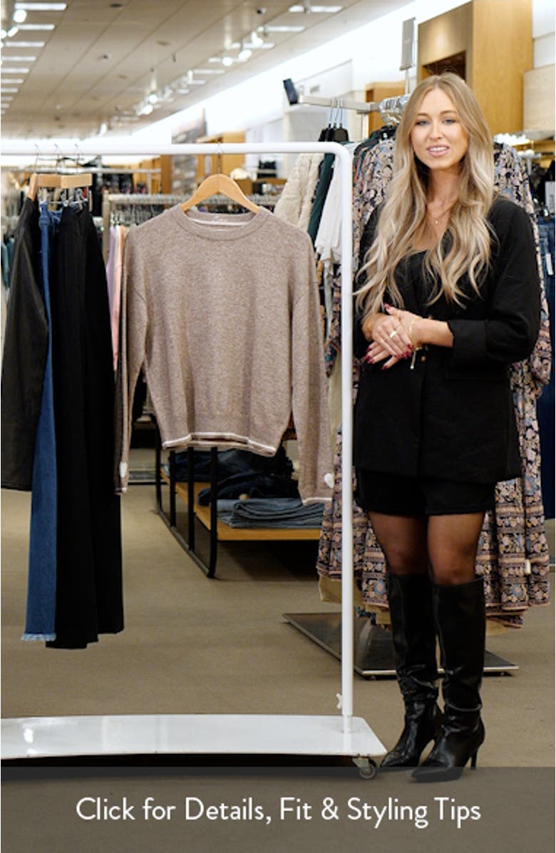 Elizabeth Heart Detail Cotton Blend Sweater, sales video thumbnail