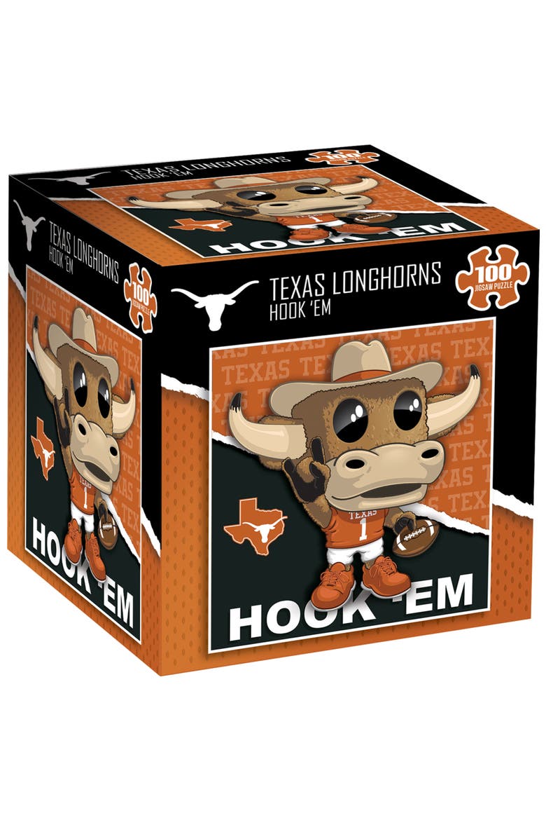 Texas Longhorns Mascot 100 Piece Puzzle, Main, color, Multicolor