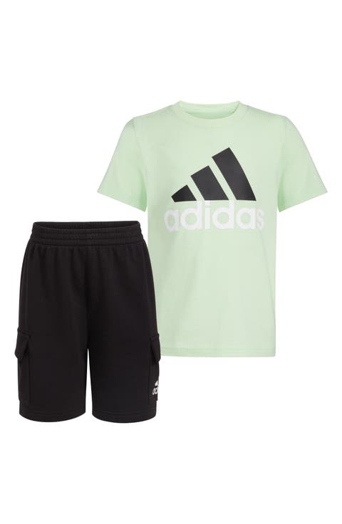 Kids' Graphic T-Shirt & Cargo Shorts Set (Toddler & Little Kid)