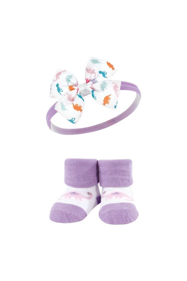 Headband & Socks Giftset, Alternate, color, Dinosaurs