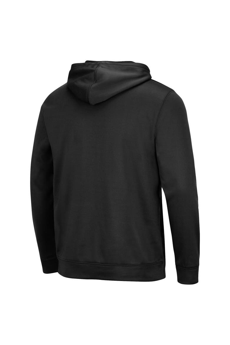 Men's Colosseum Black Washington Huskies Lantern Pullover Hoodie, Alternate, color, Black