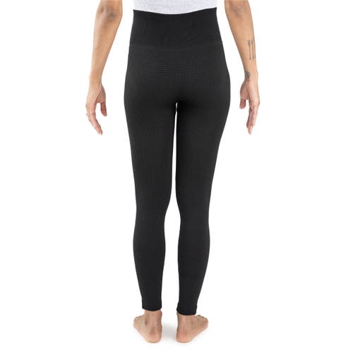 Muk Luks Fleece Lined Leggings In Black