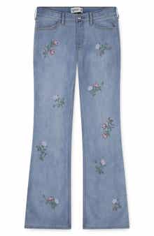 abercrombie kids Kids' High Waist Flare Leg Jeans